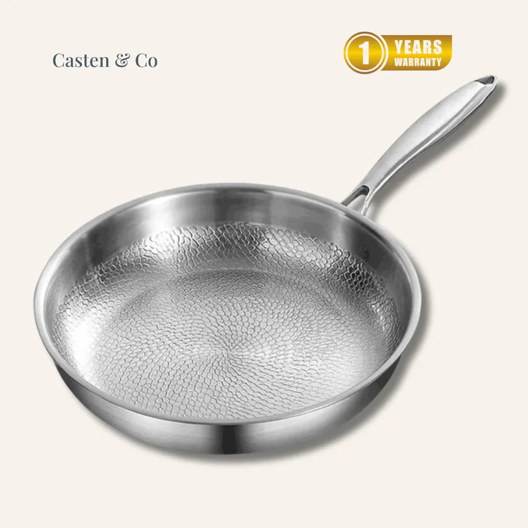 Essential Duo: 2 Pans + Utensils Set