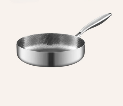 Titanium Wok Pan Flat Bottomed